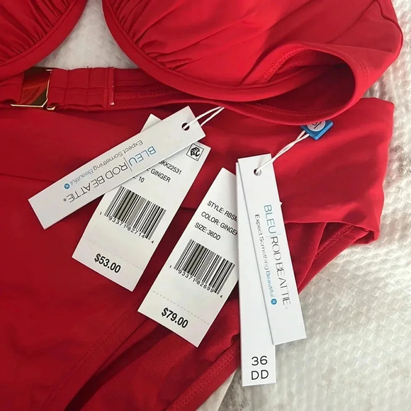 BLEU ROD BEATTIE Behind The Seams Underwire Bikini Top and Bikini Bottom - Picture 9 of 11